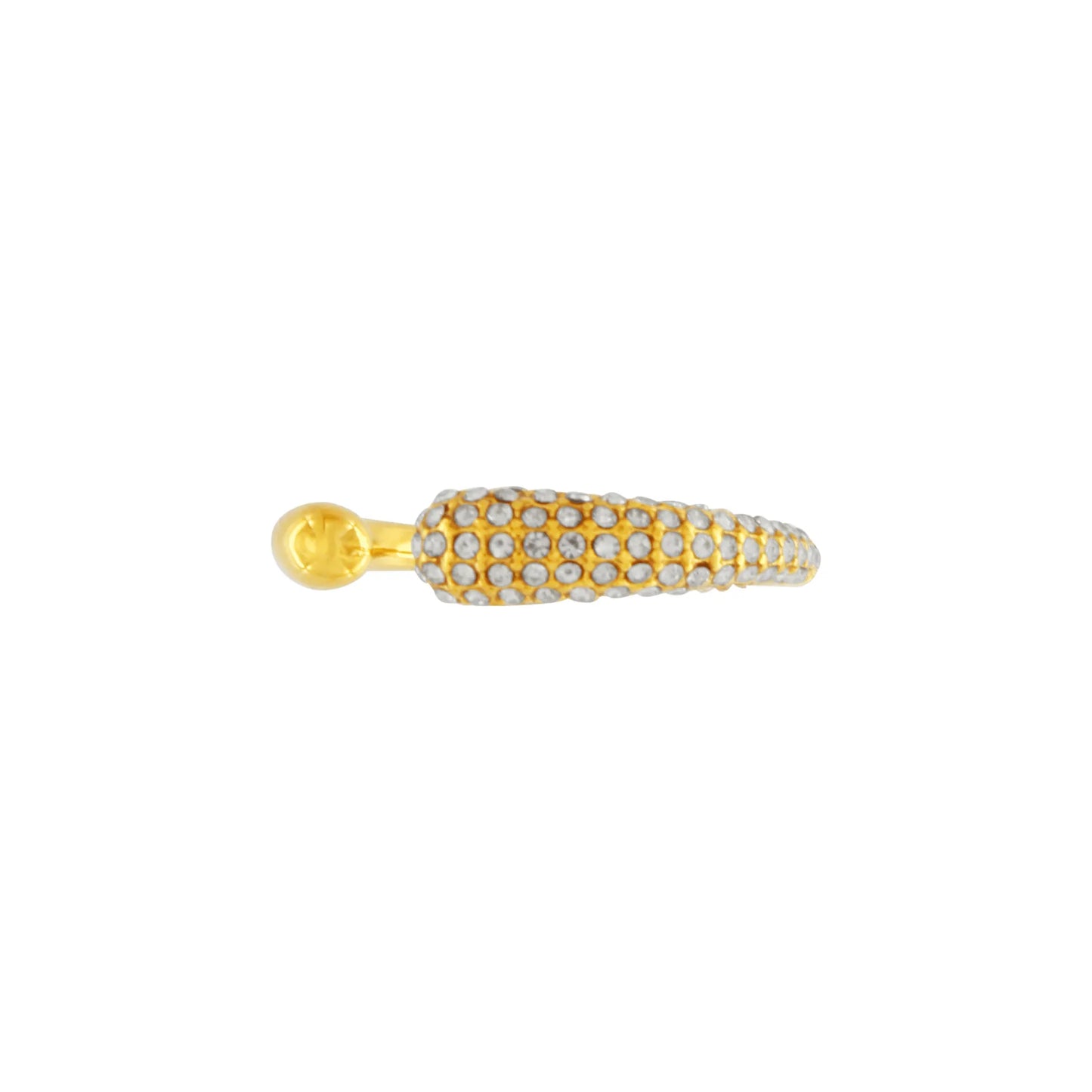 Joy Waterproof CZ Gap Ring 18K Gold Plating